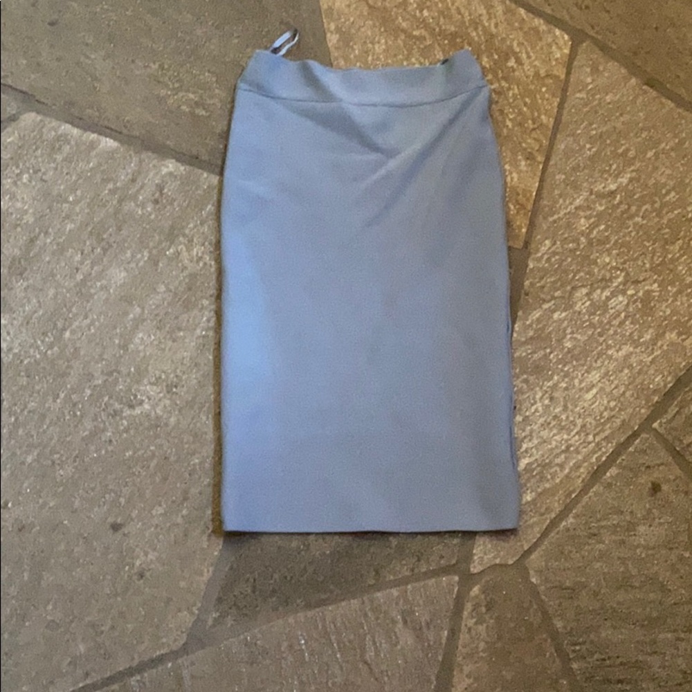 BCBG baby blue pencil skirt